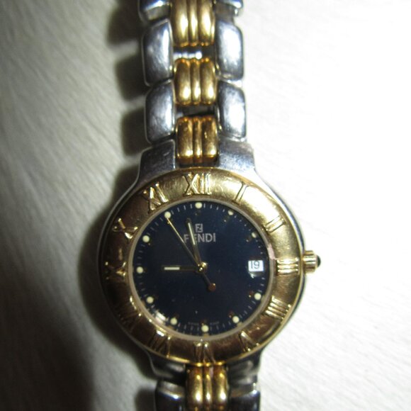 FENDI OROLOGI 900G MENS WATCH/TWO TONE/S STEEL/SERVICED!